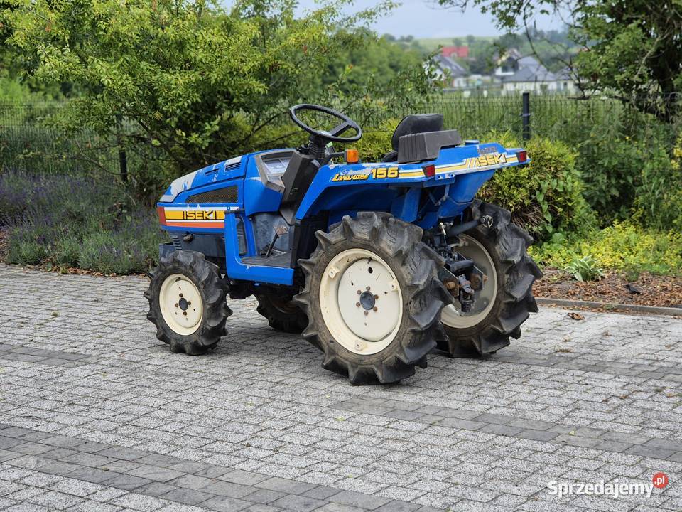 Traktorek ISEKI TU 155 4X4 z glebogryzarka
