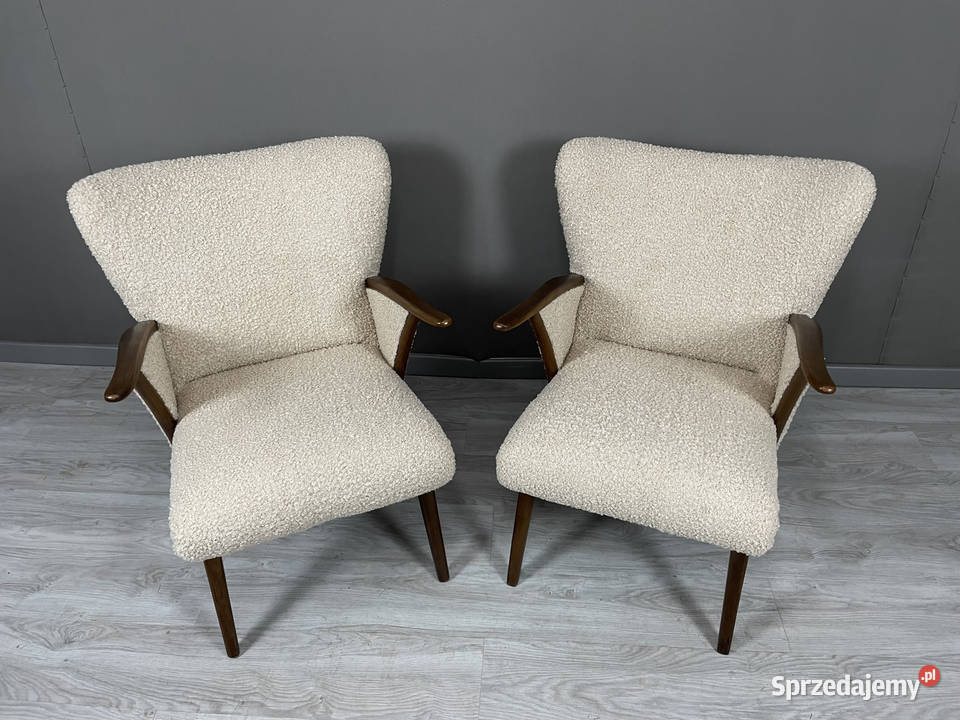 FOTELE duńskiego designu z lat 60 XX wieku łódzkie Łódź