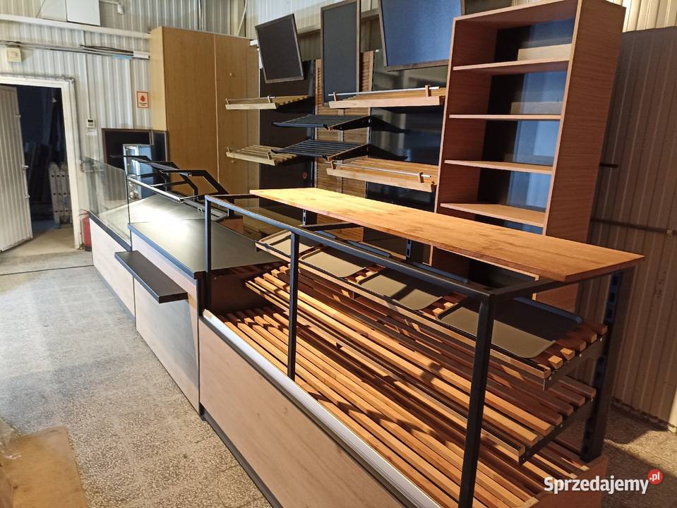 Witryna chłodnicza cukiernicza regał chlebowy