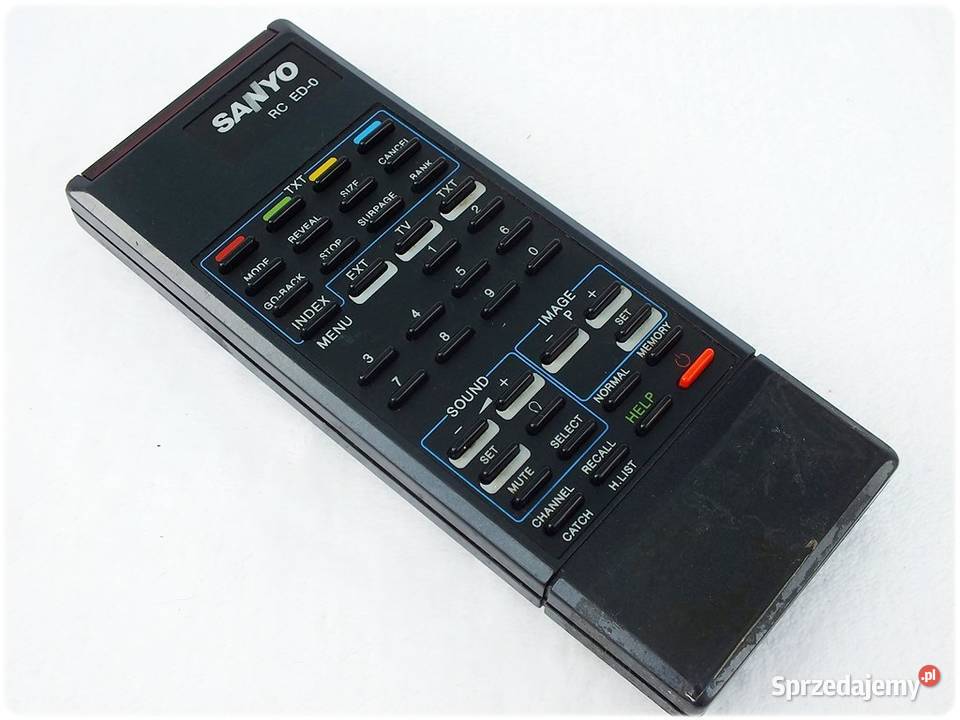 Pilot SANYO RC ED0 do magnetowidów i starszych Żary