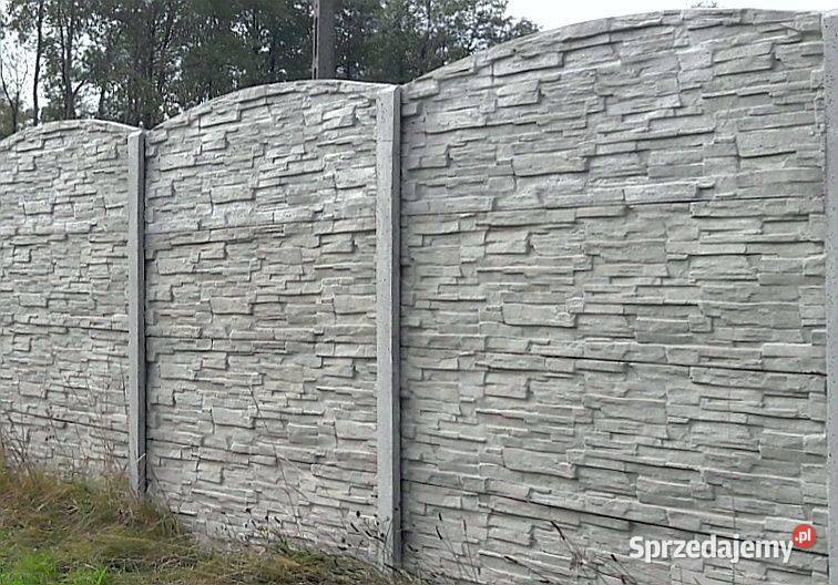 Płyta ogrodzeniowa betonowa Pozostałe 4 sztuki Tomaszów Mazowiecki sprzedam