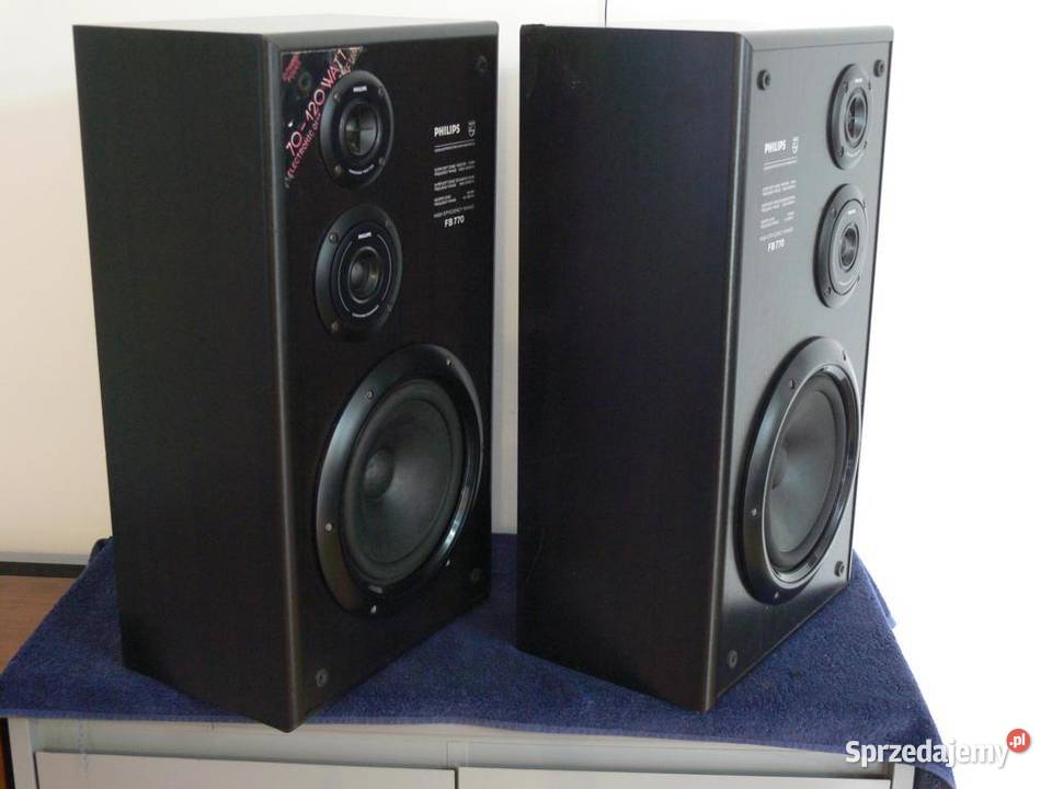 Sprawne kolumny Philips FB770 2 x 120 wat Jasło sprzedam