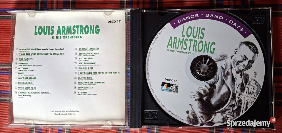 Loius Armstrong his orchestra CD Płyty i kasety Kraków