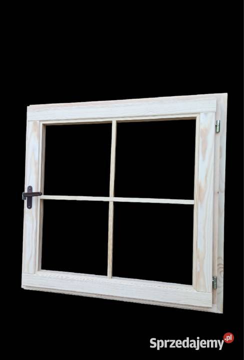 Okno okna drewniane do garażu altan pomieszczeń łódzkie Radomsko