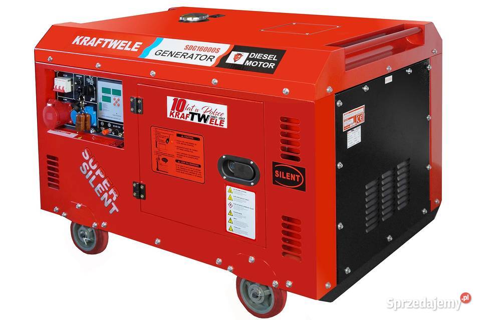 AGREGAT GENERATOR PRĄDOTWÓRCZY WYCISZONY 16kVA Ząbkowice Śląskie