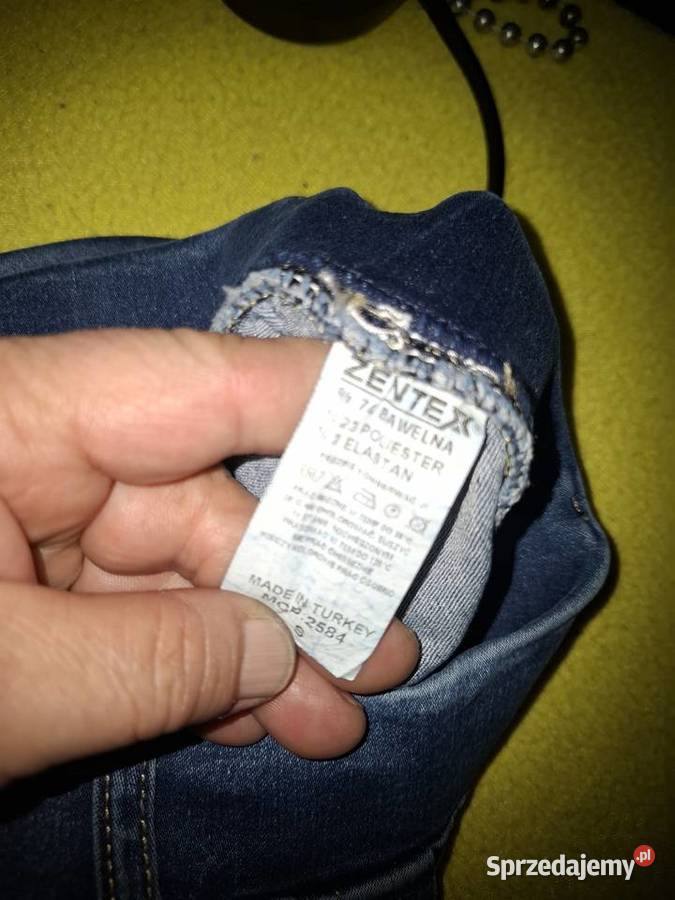 Spodnie damskie jeansy rozmiar S rurki z Wadowice