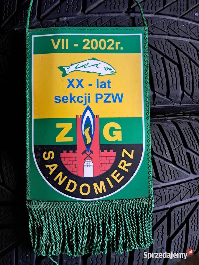 proporczyk z 2002 roku XX lat sekcji PZW ZG Sandomierz