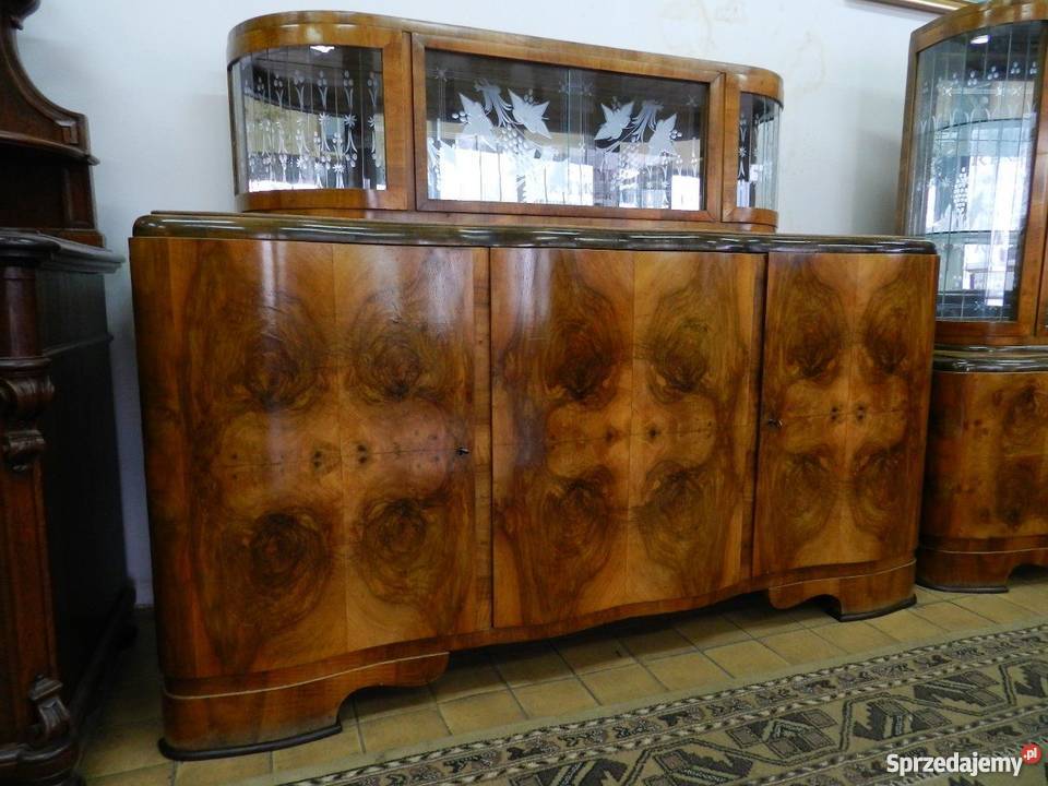 OKAZJA KREDENS i SERWANTKA 50 lataantykrenowacja Meble Opole