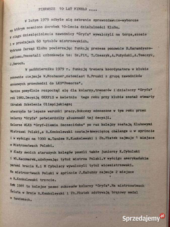 686 WLKS Gryf Ziemia Szczecińska 1969 1989 Antykwariat zachodniopomorskie Szczecin sprzedam