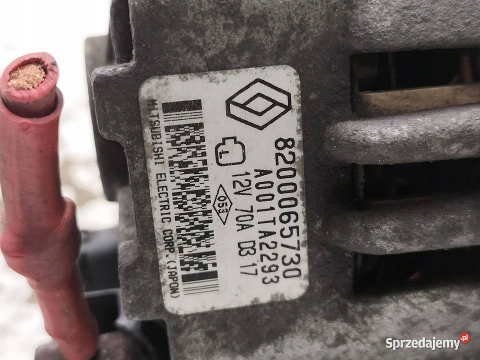 ALTERNATOR 8200065730 11 12 16V Renault Clio II Układ elektryczny silnika