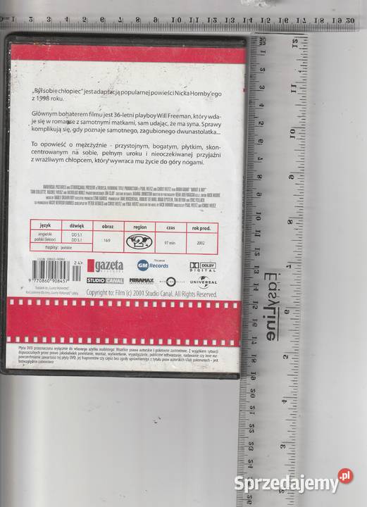 Był sobie chłopiec Hugt Grant DVD Pruszków sprzedam