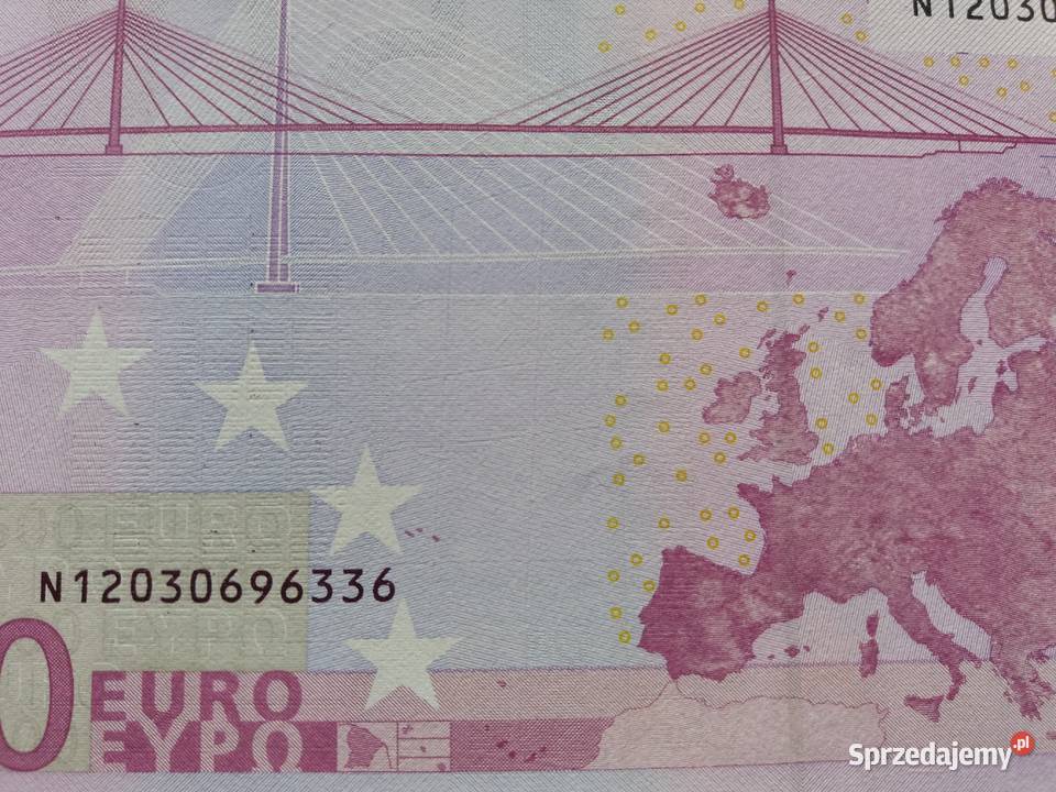 Banknot 500 EURO stan AU I Zawiercie sprzedam