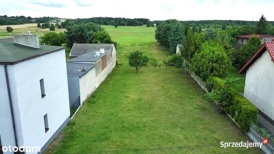 Działka budowlana 18x100m rolna z możliwością Sączów