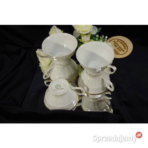 Komplet 5 filiżanek porcelanowych Bogucice ze