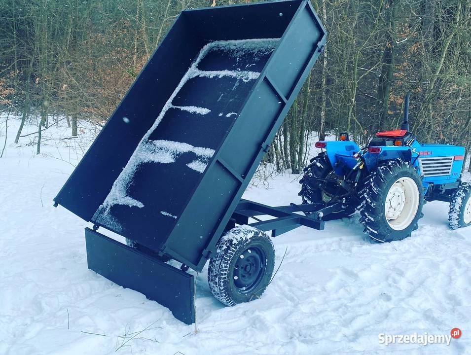 Przyczepa ogrodowa 2 tonowa kiprowana na 3 nieuszkodzony Olkusz