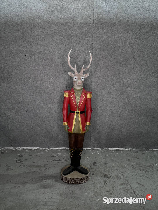 Syndyk sprzeda dekorację figurę jelenia 2 Figurki i rzeźby Sopot