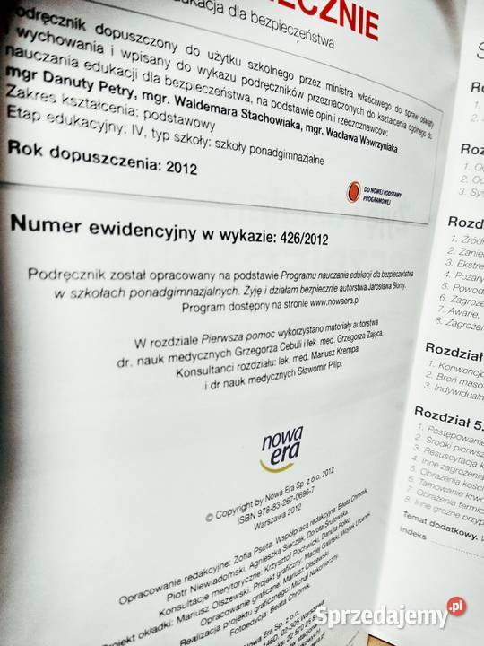 Żyję i działam bezpiecznie używan pogimnazjalna