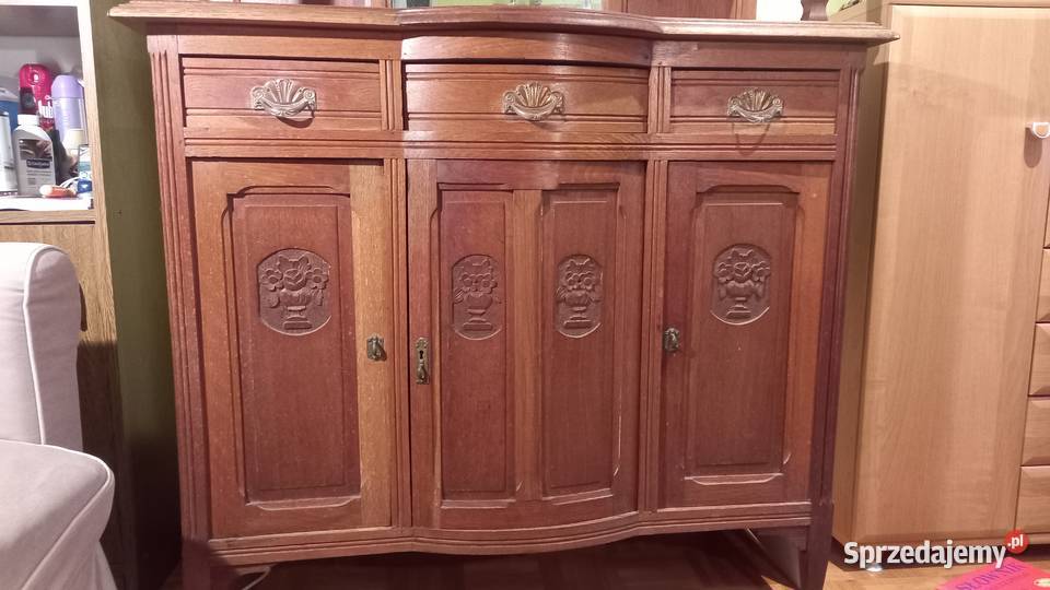 Kredens secesyjny z lustrami Warszawa