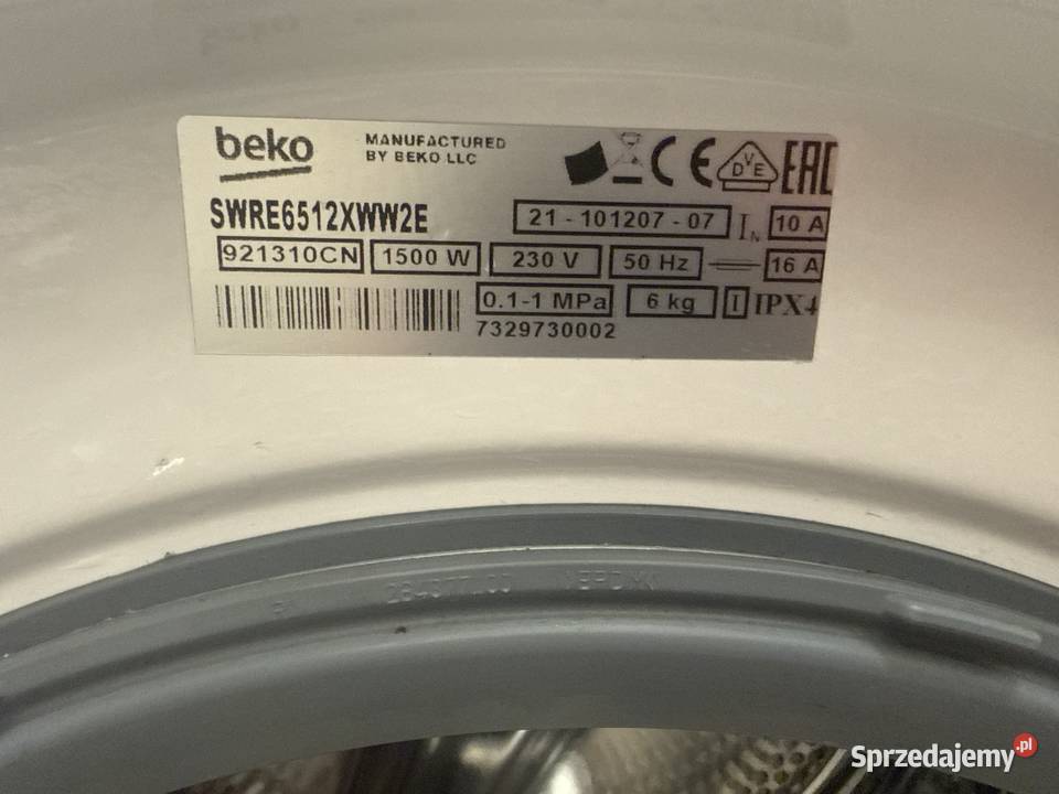 Pralka Beko do szybkiej sprzedaży warmińsko-mazurskie