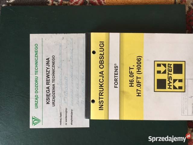 Wózek Widlowy HYSTER H70FT Diesel Godziesze Wielkie sprzedam