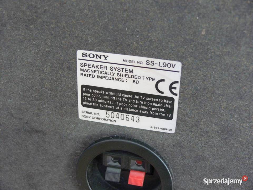 Kolumny Sony SSL90V mocne i sprawne WYSYŁKA Jasło