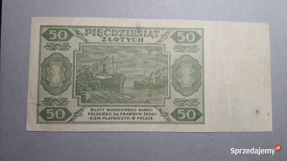 50 złotych 1948 s A Numizmatyka Numizmatyka Warszawa sprzedam