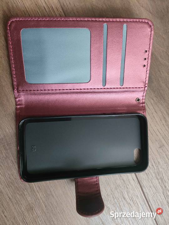 NOWE Skórzane etui portfelowe z klapką na iPhone Kędzierzyn-Koźle