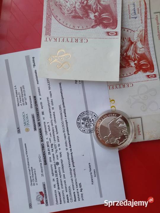 MonetyMennica KolekcjonerskieCertyfikakt koperty Skierniewice