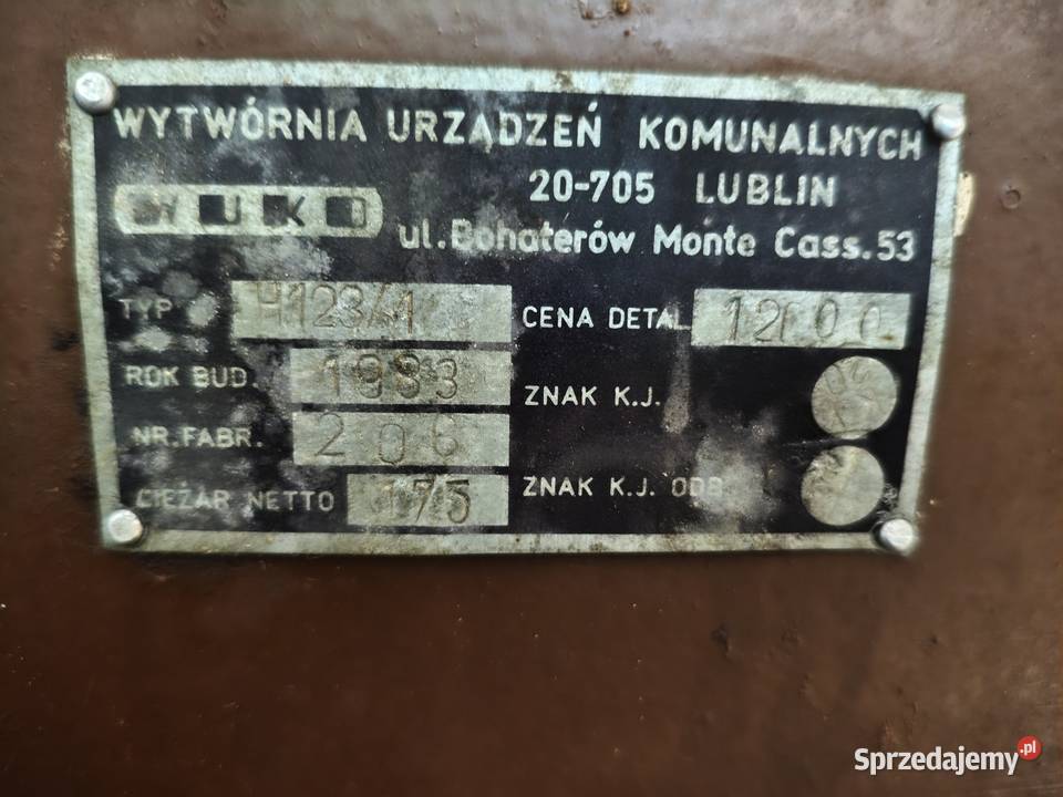 Śrutownik używany nieuszkodzony Zielona Góra