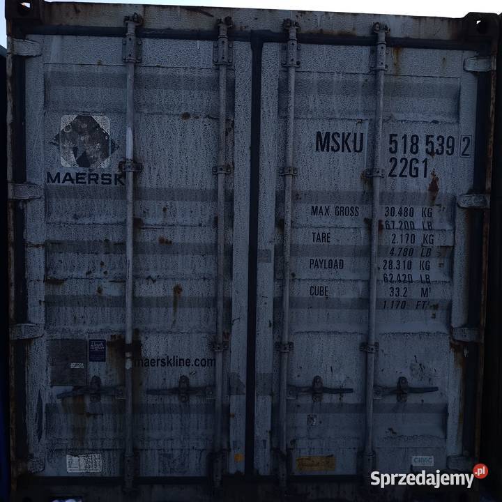 Kontener morski magazynowy używany 20DC Rzeszów