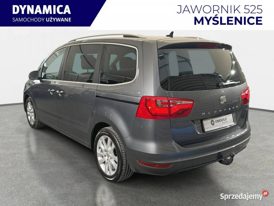 Seat Alhambra 20TDI 140 DSG 2014 r 7mio osobowy przyciemniane szyby Myślenice