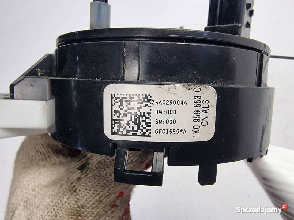 TAŚMA ZWIJAK VOLKSWAGEN GOLF V 1K0959653C kujawsko-pomorskie Lipno