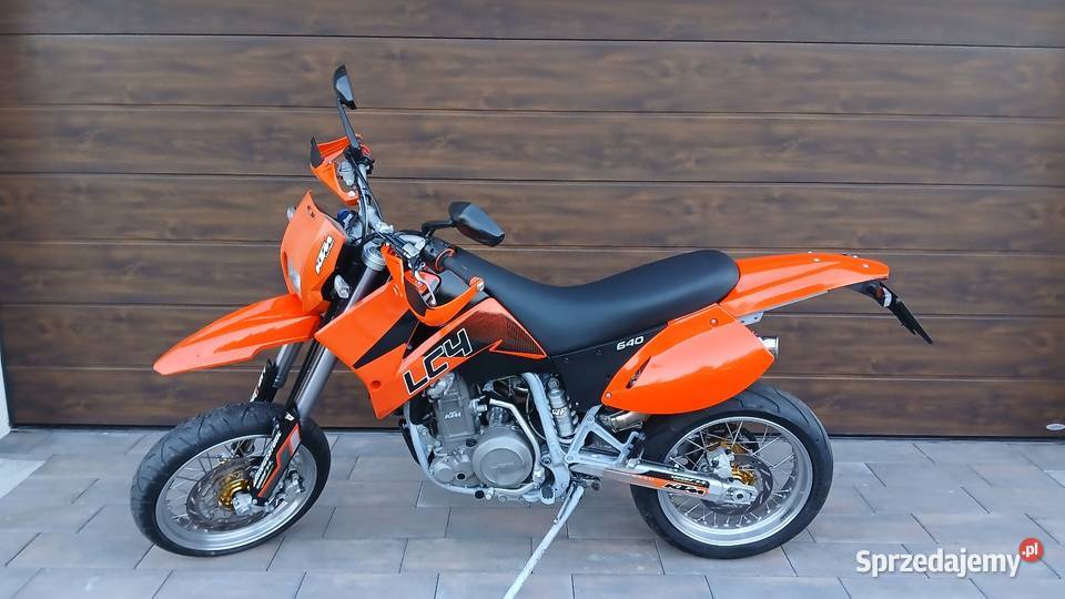 KTM LC4 640 SUPERMOTO ZAREJESTROWANY STAN Pawlin sprzedam