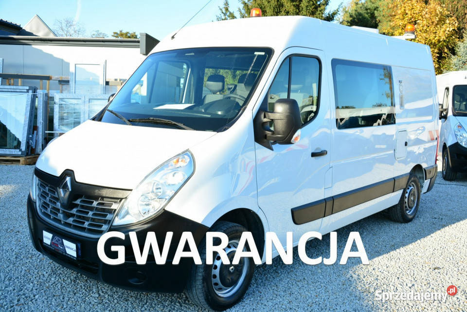 Renault Master 7 osobowy brygadówka doka pełna opcja servis regały