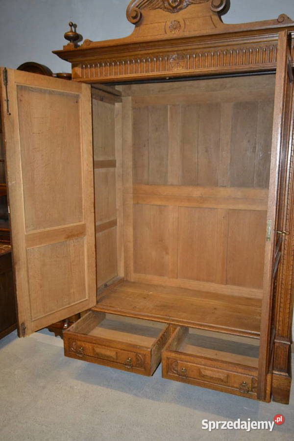 szafa neorenesansowa 1900 dąb Będzin