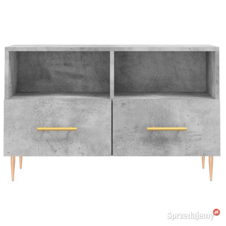 Szafka pod TV szarość betonu 80x36x50 WM828960 mazowieckie Warszawa