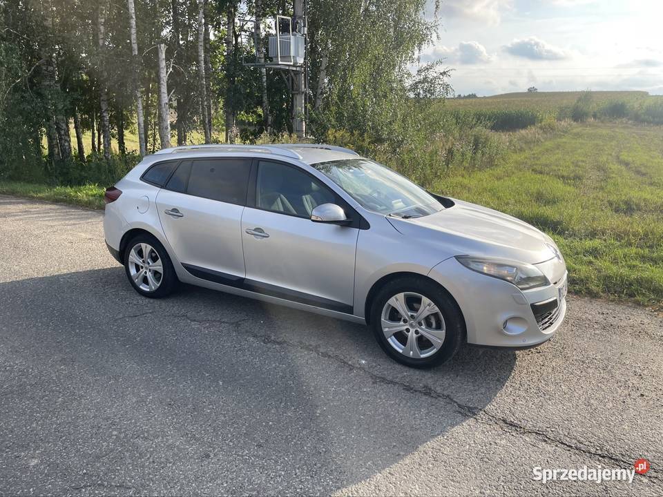 Renault Megane 3 kombi automat navi ksenon srebrny Wola Zgłobieńska