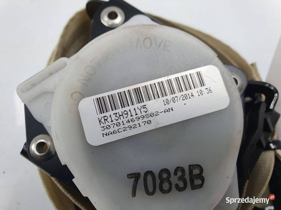 PAS BEZPIECZŃSTWA AUDI A8 L D4 4H0857807N osobowe kujawsko-pomorskie Lipno