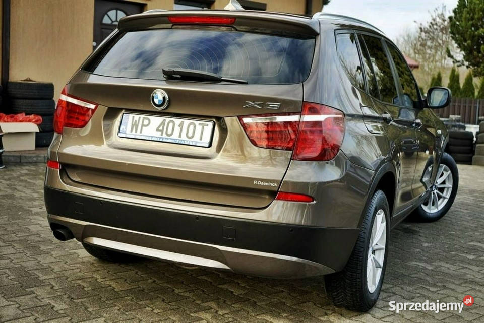 BMW X3 20xDrive NAVI Xenony skóra F25 2010 wielofunkcyjna kierownica Płock