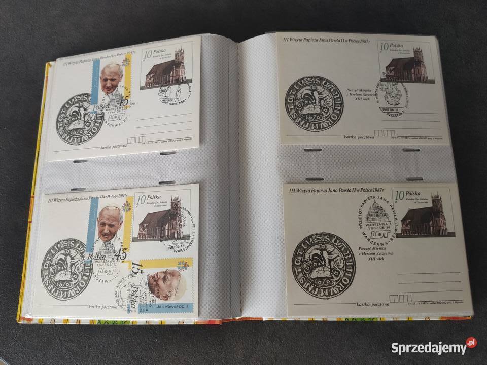 Album kartki Jana Pawła II 80 sztuk dolnośląskie Bolesławiec