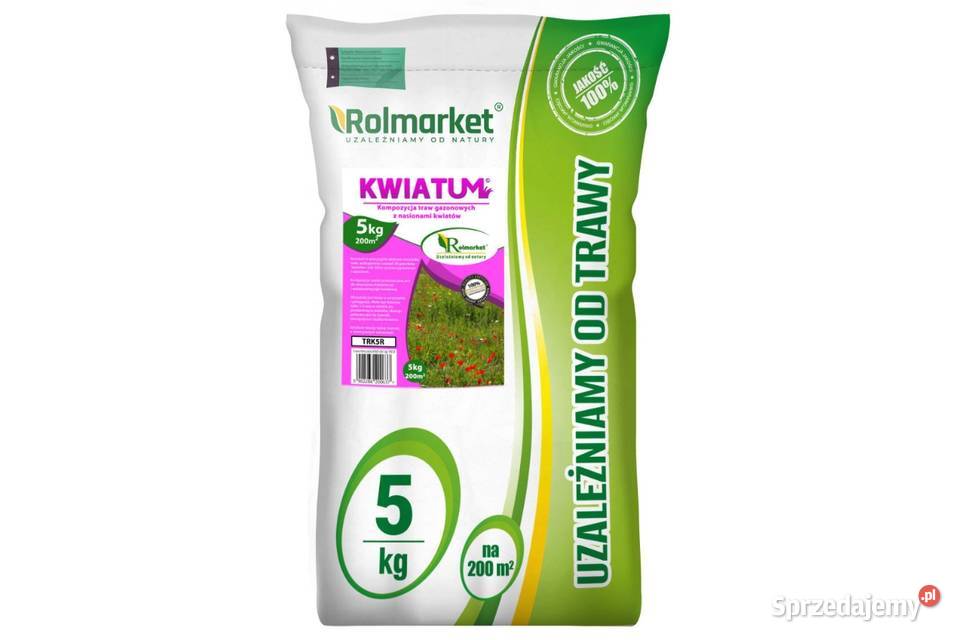 KWIETNA ŁĄKA NA TRAWNIK mix miododajna kwiatowa Cieśle