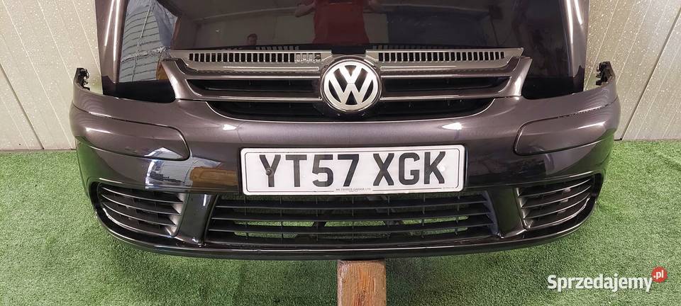 ZDERZAK PRZÓD KOMPLETNY GRILL VW GOLF V PLUS LAK Międzychód