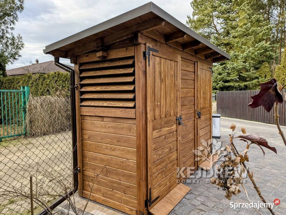 śmietnik drewniany śmietnik ogrodowy zamykany Piła Pierwsza