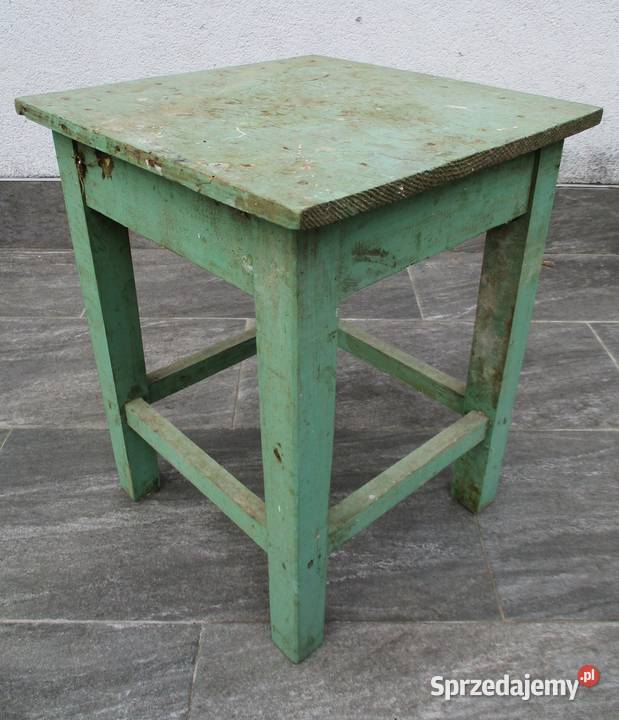 Stary Wiejski Stołek Zydel Nieporęt