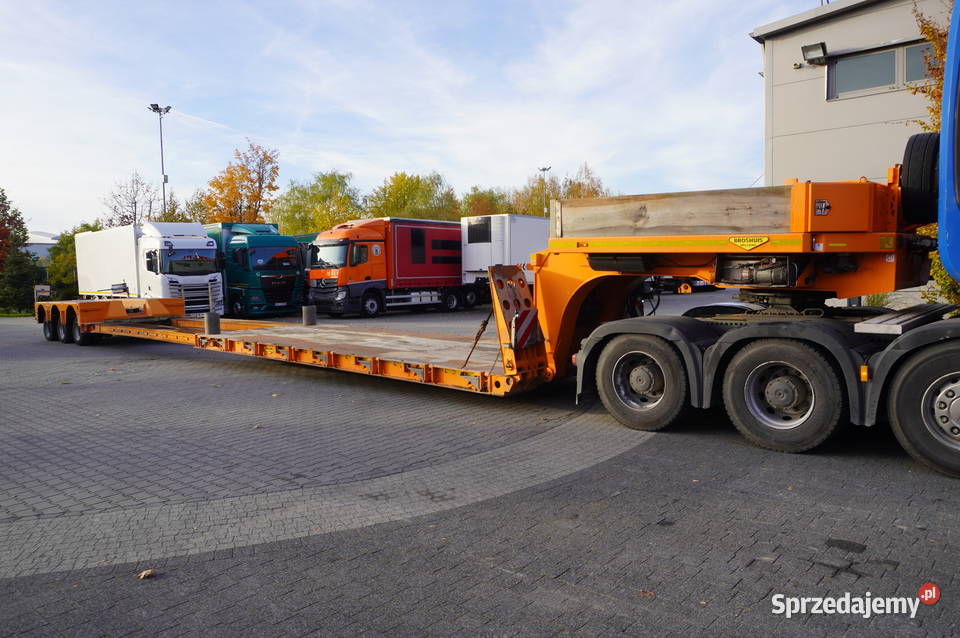 BROSHUIS 3ABD48 610t ład 40 t 3 osie skrętnezaw Broshuis Kraków