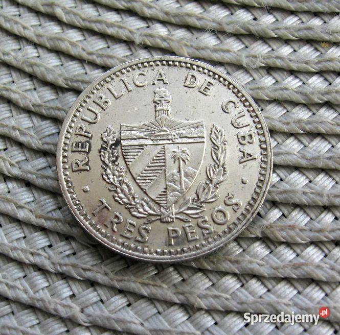 Kuba 3 Peso 1992r Kalisz