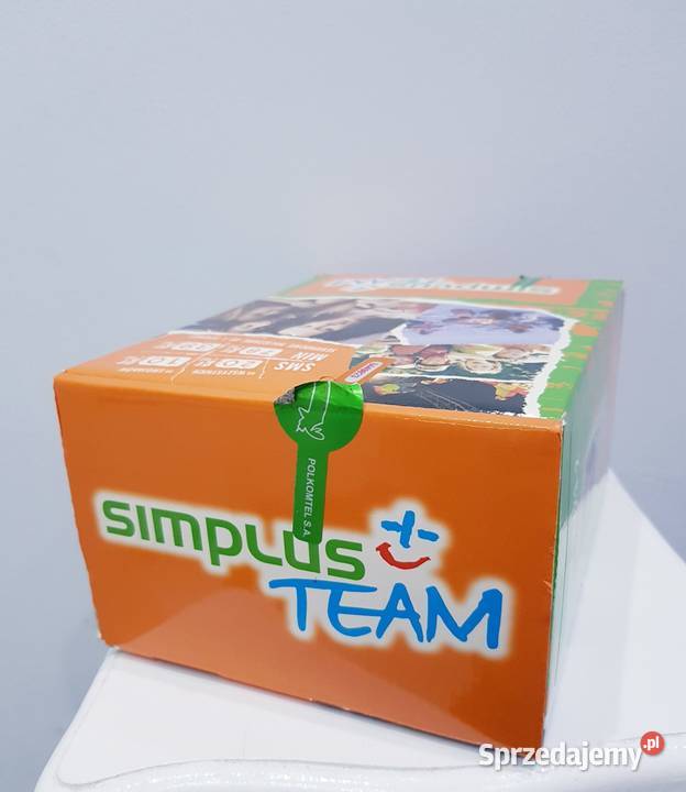 Kolekcjonerskie pudełko Simplus Team z 2004 roku Dąbrowa Górnicza