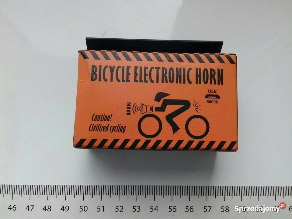 Elektryczny dzwonek rowerowy i alarm na
