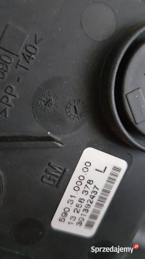 HALOGEN LEWY OPEL VECTRA C osobowe Mszana Dolna sprzedam