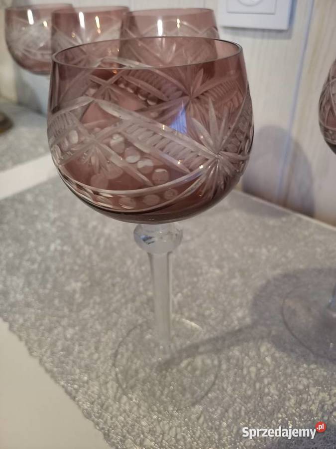 Kieliszki Kryształowe Huta Irena Oryginał Konin